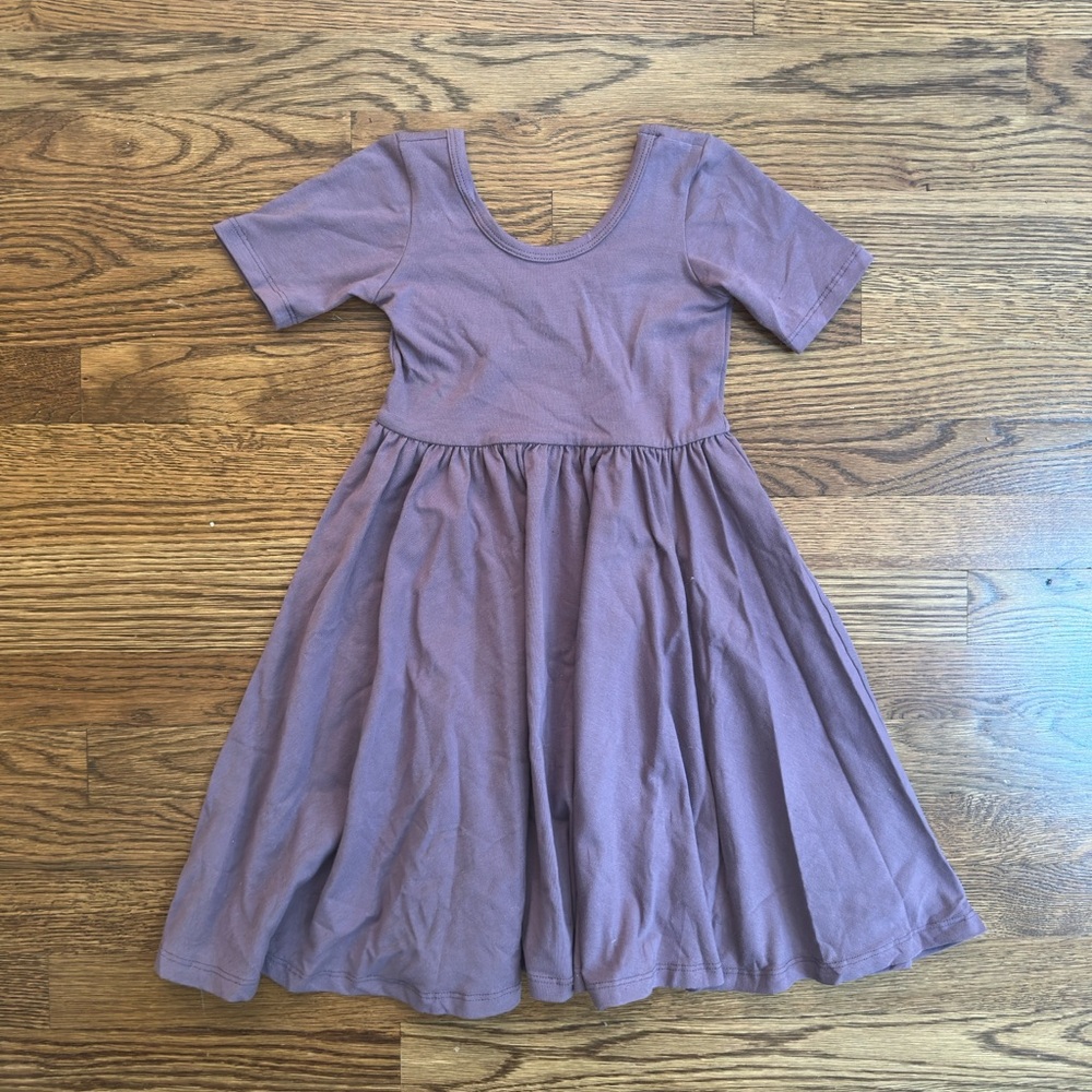 Lovely Purple Alice + Ames Kids Casual Dress